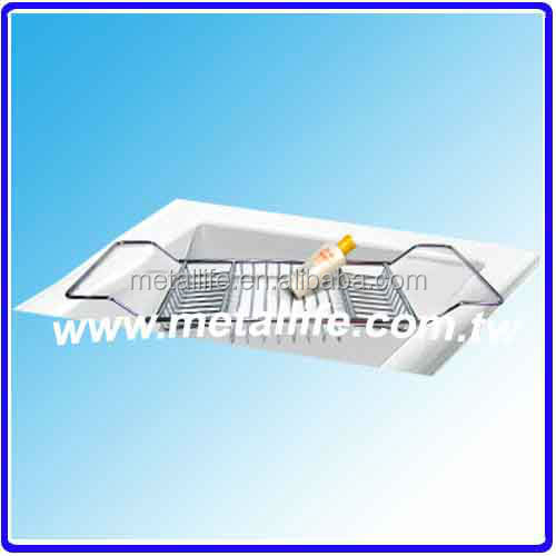 BA-3901 New product storage metal chrome metal bathtub caddy