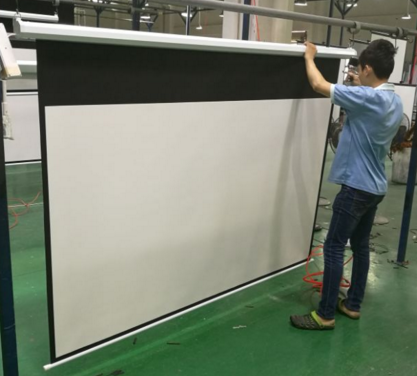 Моторизованный выдвижной экран проектора TELON Manufacture, 200 дюйма, с управлением экраном проектора, трубчатый двигатель