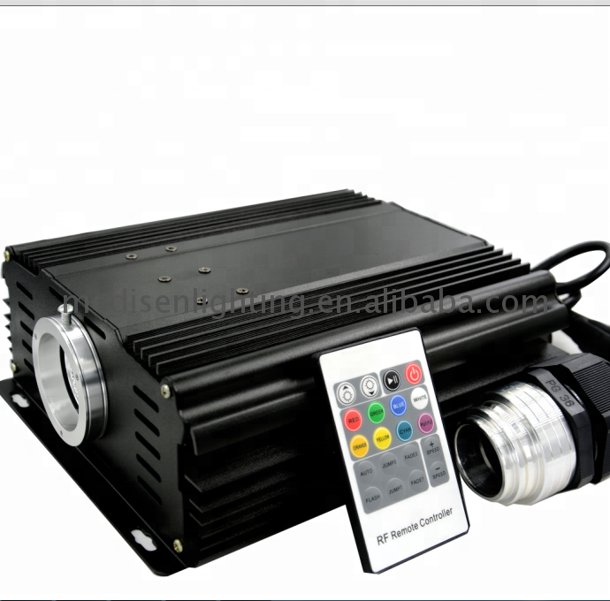 small connector 3mm 5mm 10mm 90w led fiber optic light illuminator engine with remote controller