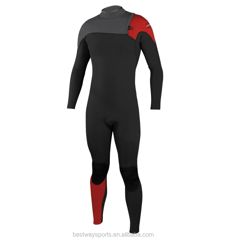 Top Custom Thickness Wet Suit Neoprene 3mm 4/3mm 5mm Full Body Wetsuit Dive Surfing Clothing 2023 Oem New Men Sportswear Adults