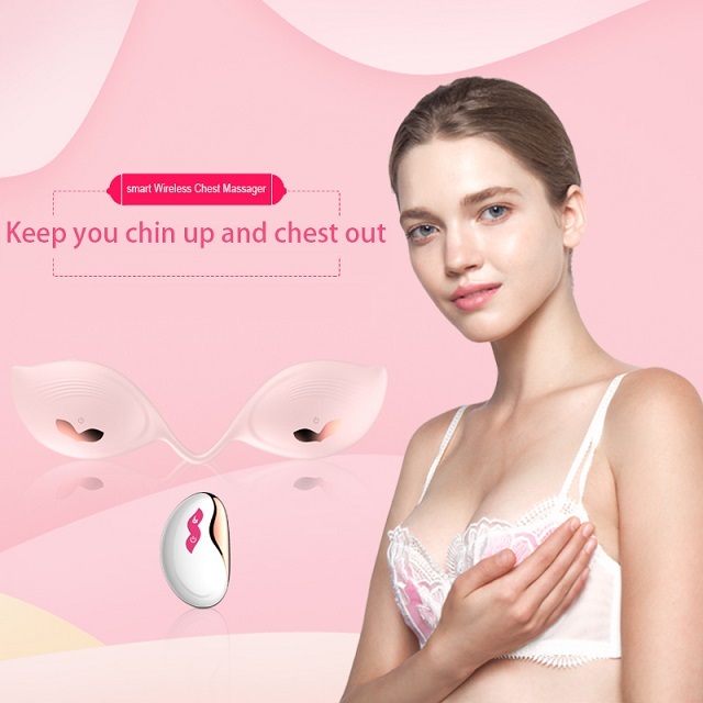 Home Use Personal Care Silicone Breast Massager Heating Vibration Breast Health Massager