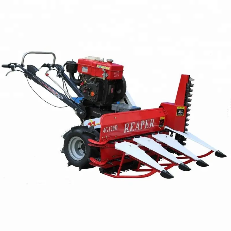 4G120 walking tractor mini harvest / paddy rice reaper