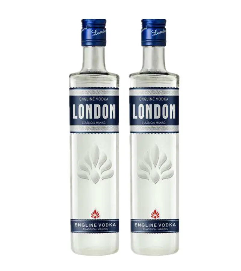 500ml Wholesale Frosted Design Bottle Vodka Alcohol Distillery