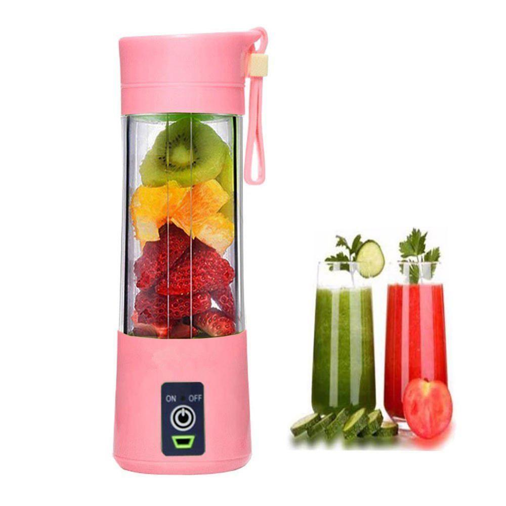 plastic and rechargeable personal mini fruit USB juicer