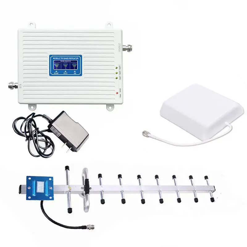 Cell Phone Signal Booster GSM 3G 4G LTE -900/1800/2100Mhz Booster Mobile Phone Signal for Home and Office