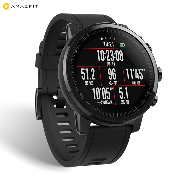 В режиме реального времени послужной список Xiaomi Huami AMAZFIT Stratos 2 Спорт Bluetooth Смарт-часы 1,34 "сенсорный экран с 320x300 разрешение