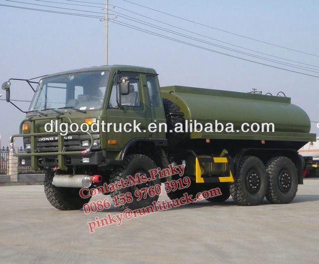 Dongfeng полный привод 6*6 бак для воды из нержавеющей стали грузовик 10 куб. М