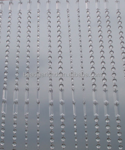 DIY Craft 5*18*18 мм Crystal Clear Круглый квадратный flake бисера занавес Крытый окна свет украшения