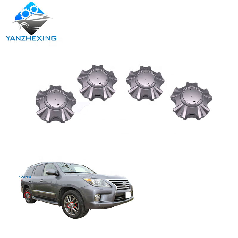 Крышки ступицы колеса YZX для Toyota Land Cruiser 4000 LC200 для Lexus 4700 5700 2013-2015, цвет крышки ступицы: серебристый