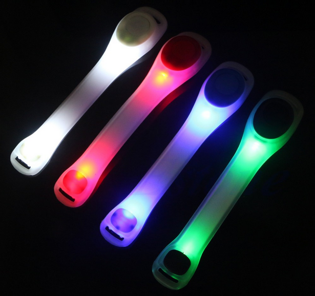 Горячие Продажа LED свет мигает ночью работает рычаг ремня повязки