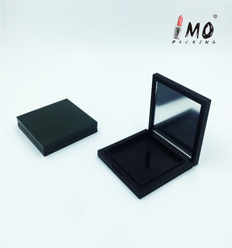 ODM/OEM Simple custom eyeshadow case compact powder case loose powder case custom empty makeup eyeshadow packaging for wholesale