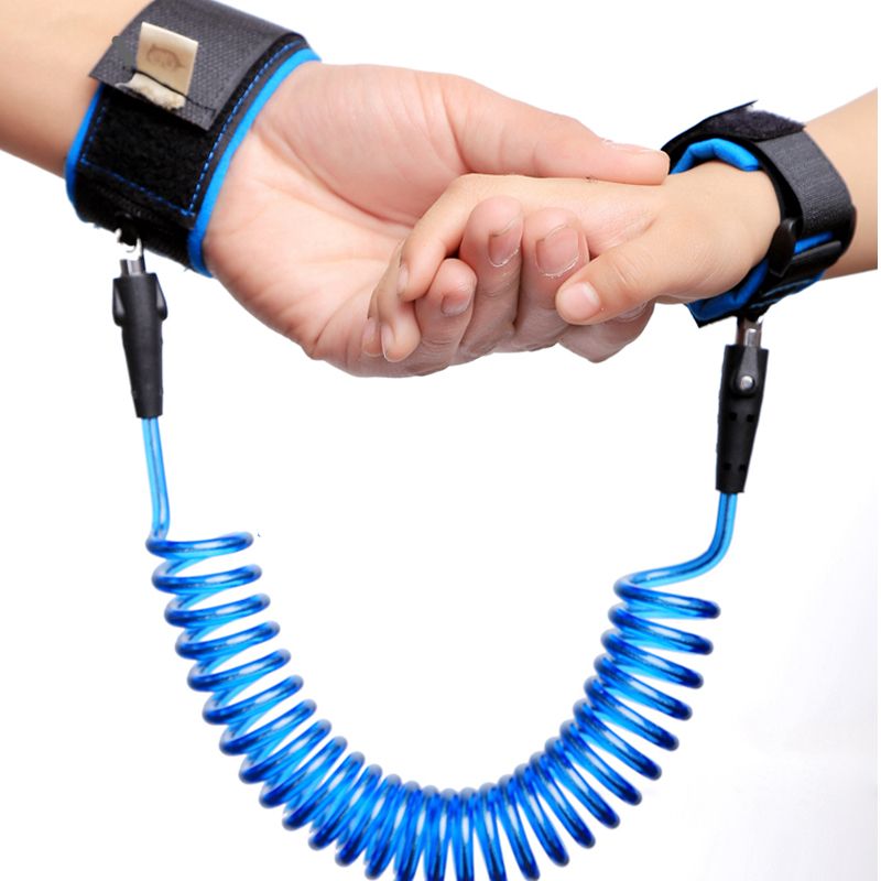 2017 New 1.5m 2.5m Adjustable Kids Safety Anti-lost Wrist Link Band Children Bracket Wristband Baby Toddler Harness Leash Strap