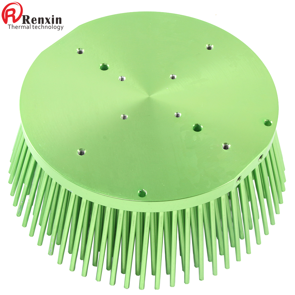 150 мм круглый холодный ковки splay Pin Fin теплоотвод Led 100 Вт