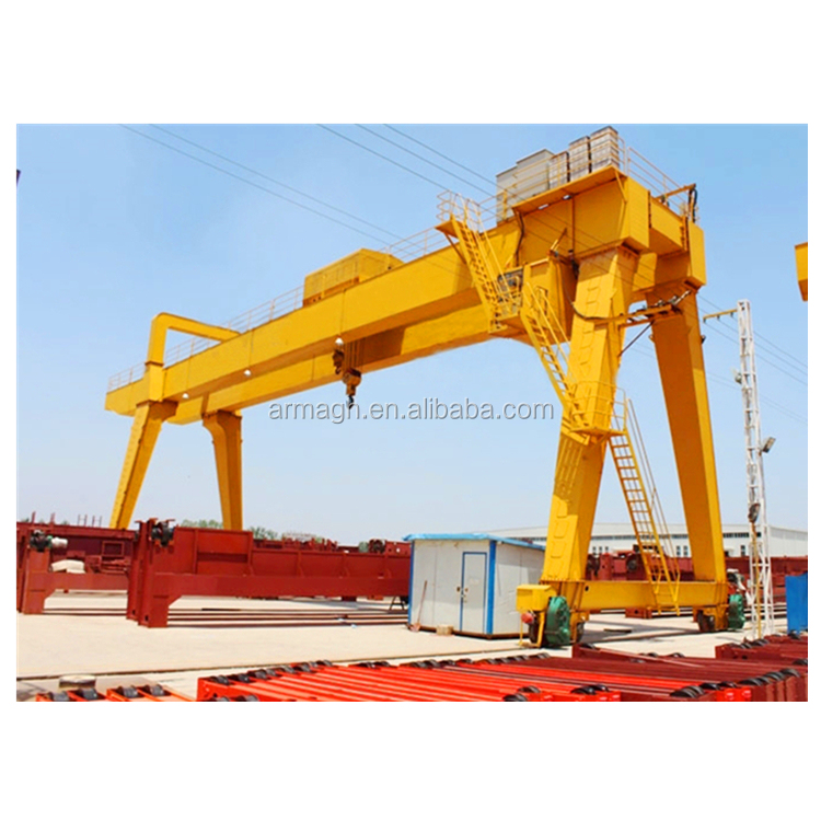 30t yard Сверхмощный Козловой балочный кран 80 тонн рельсовый козловой кран
