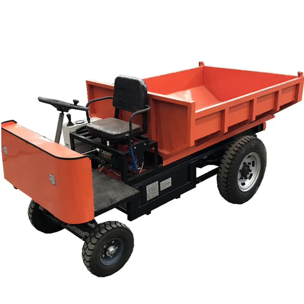 Four wheels electric Mini dumper, battery operated mini truck dumper for sale