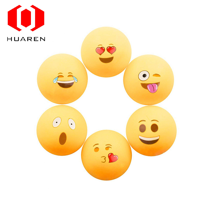 Набор из 6 Emoji Вселенная пиво Ping Pongs мячи для вечерние нару, бакалавр, игра ночь, Настольный теннис