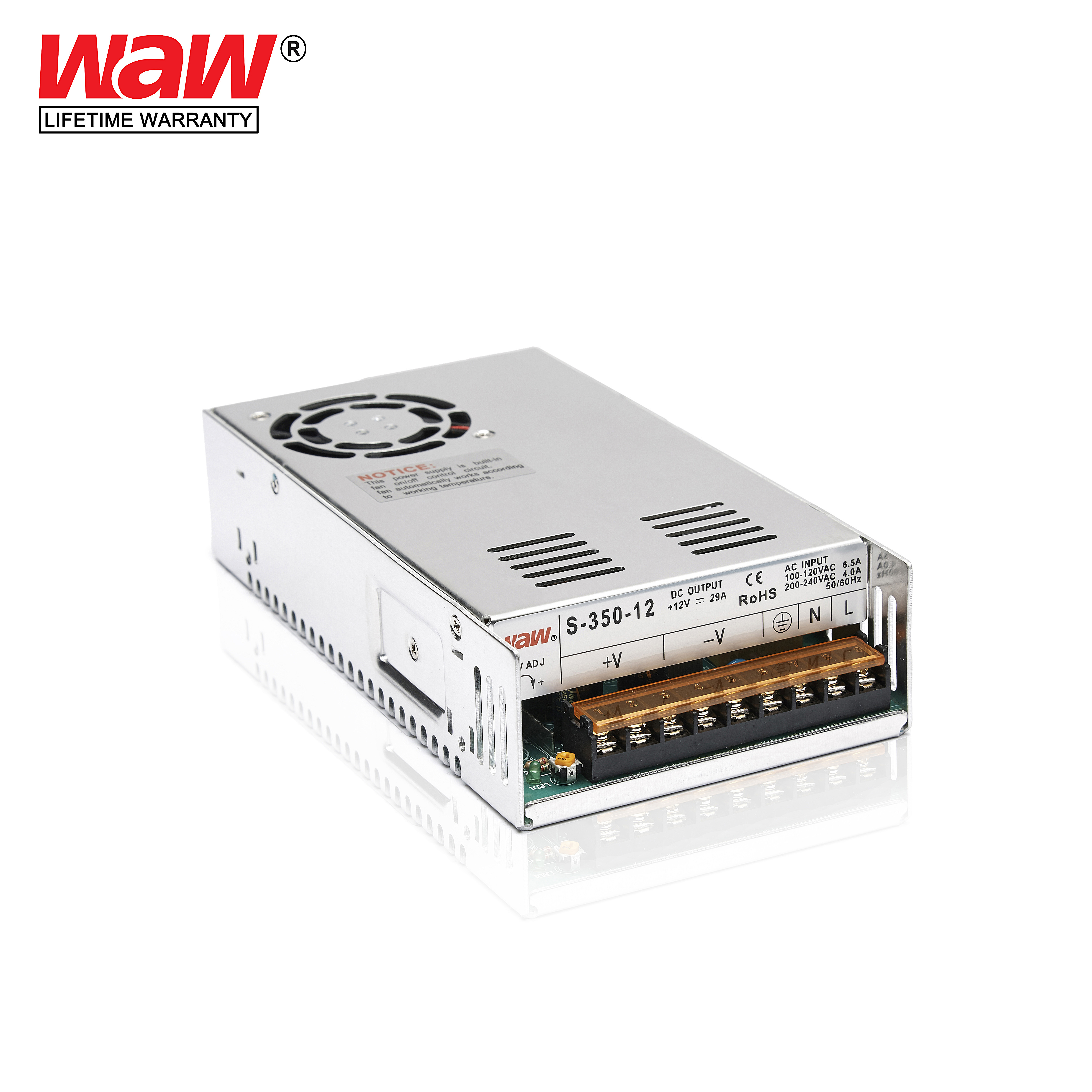 12v 29a 350w S-350-12 преобразователь переменного тока в постоянный, 110V/220V Переключая Электропитание электропитания CCTV с утвержеденный европейскими стандартами по ограничению на использование опасных материалов в производстве электрического