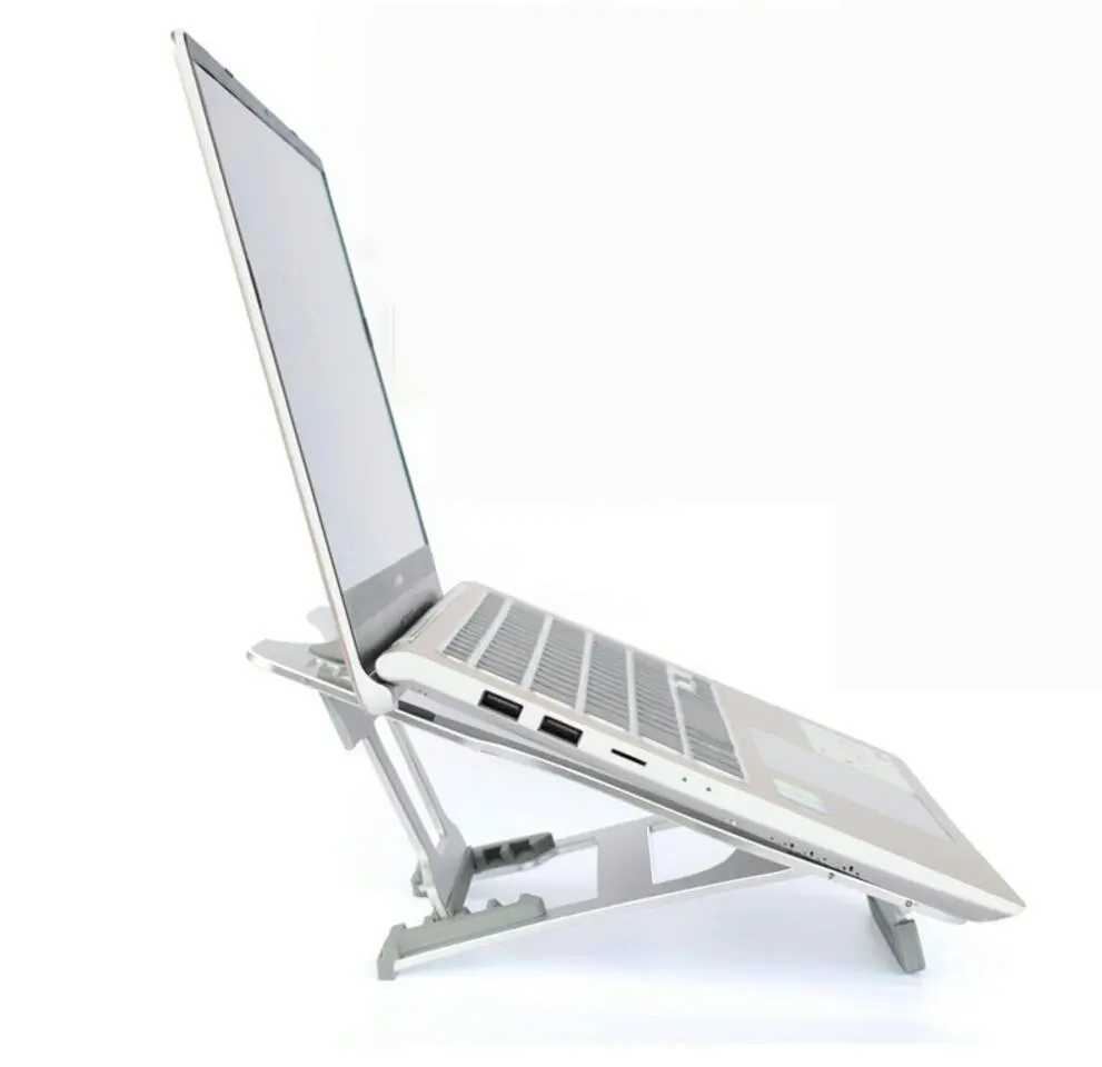 Multi Use Aluminum Alloy Folding ADjustable Laptop Stand For Laptop Macbook