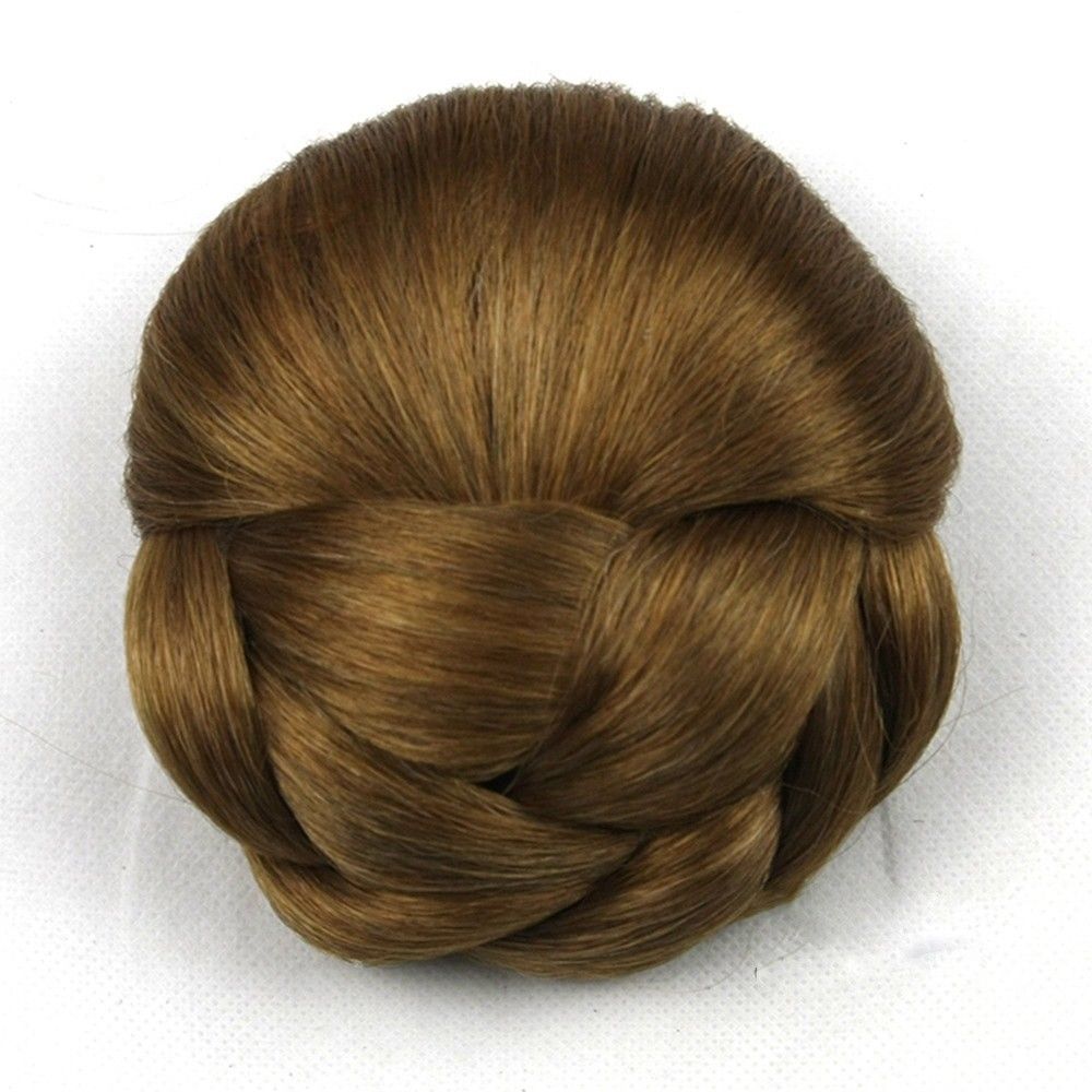 High Quality Wholesale Brown Fashion Ladies Hair Knot Wig Bun Bridal Hairstyle Hair Beauty Accessory Chignon Ponytail