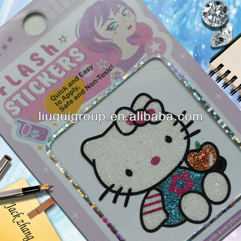 Hello kitty блеск стикер