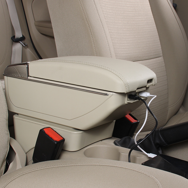 Универсальная автомобильная консоль, автомобильный подлокотник, консоль с USB-портом