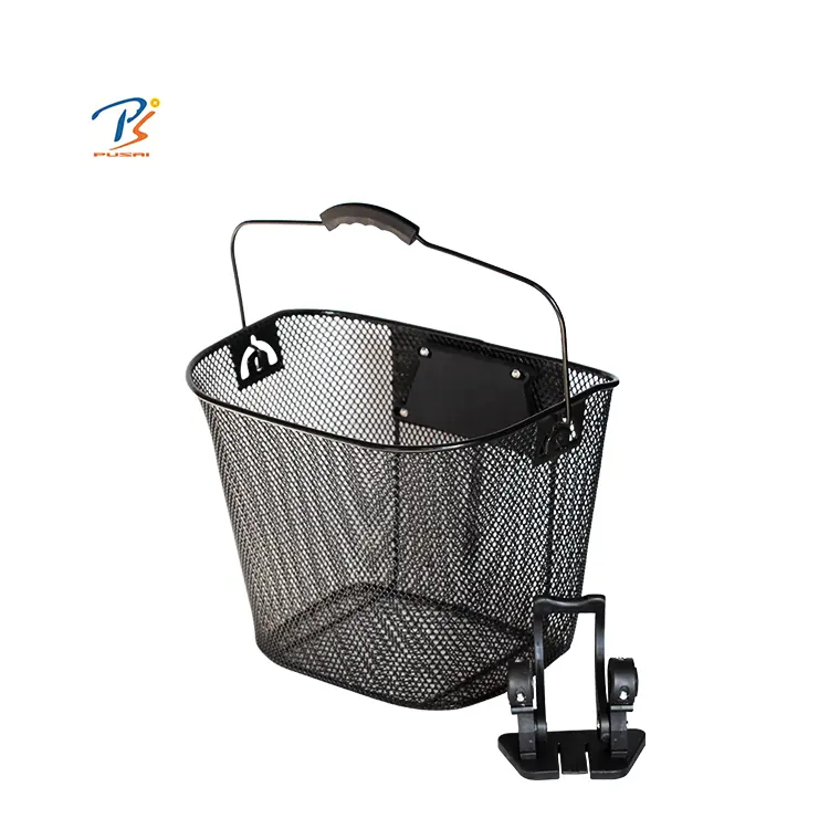 bicycle parts and accessories quick release basket black