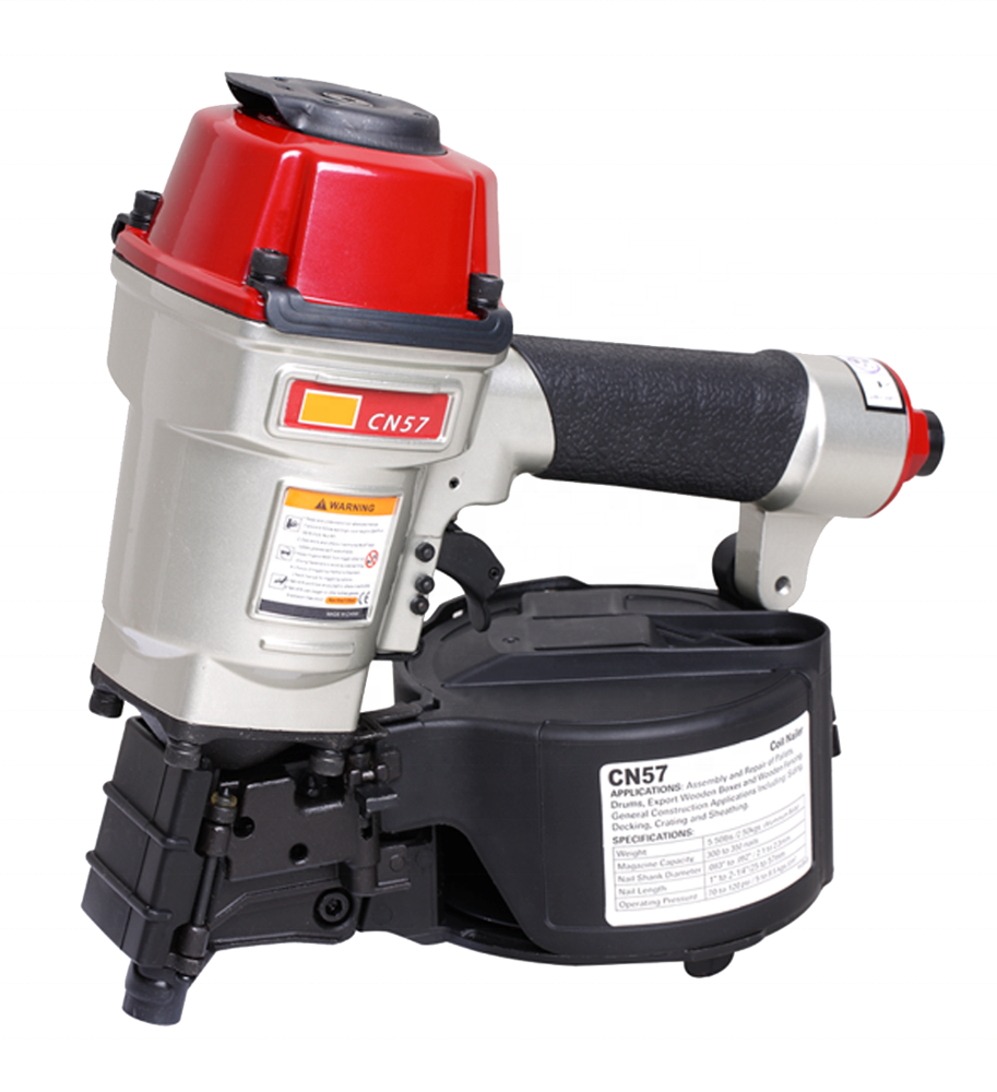 Sunwell Air Nail Gun CN57 пневматический гвоздильщик для 15 градусов катушки гвоздей длиной 25-57 мм