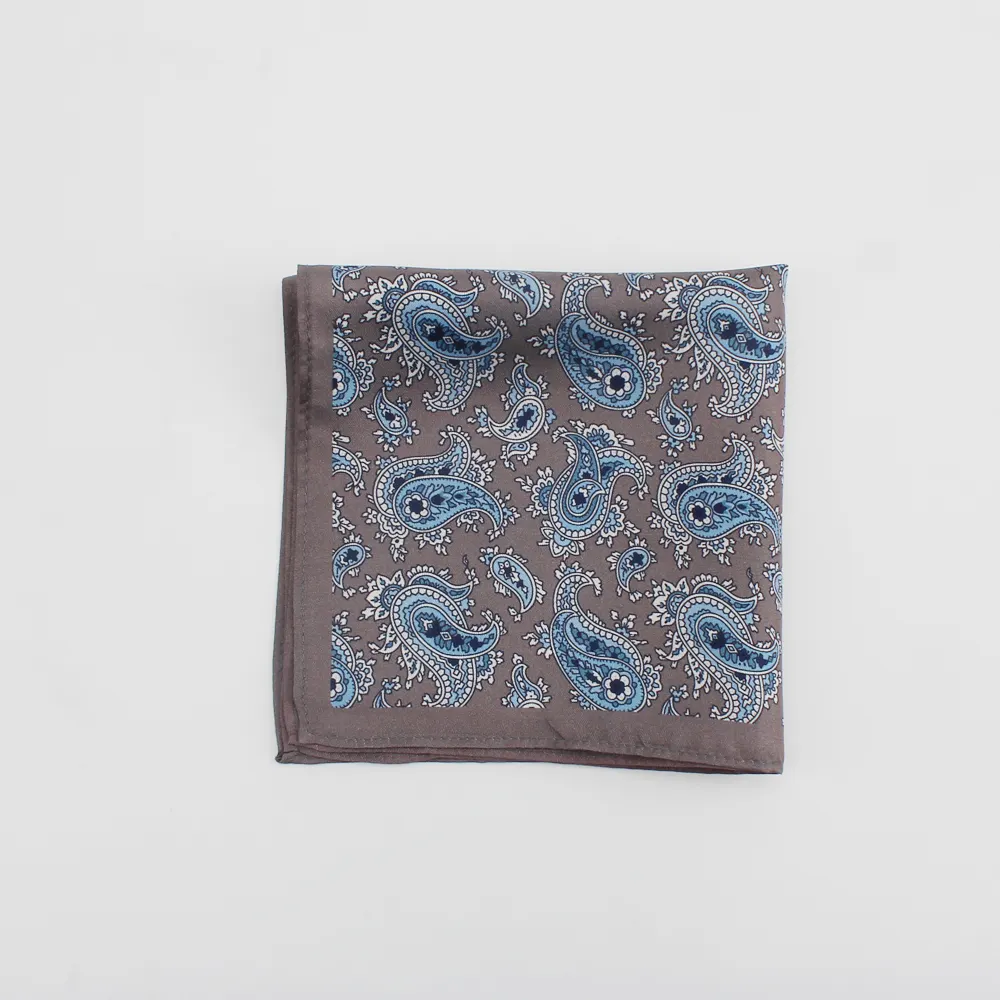 Popular Paisly Gift Handkerchief 100% Silk