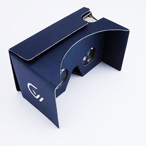 2018 дешевые пользовательские логотип 34 мм 37 мм Диаметр объектива 3D VR гарнитура Google Cardboard V2 очки