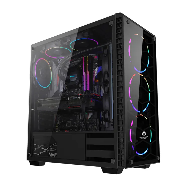 Glass PC Tower Computer Gaming Case