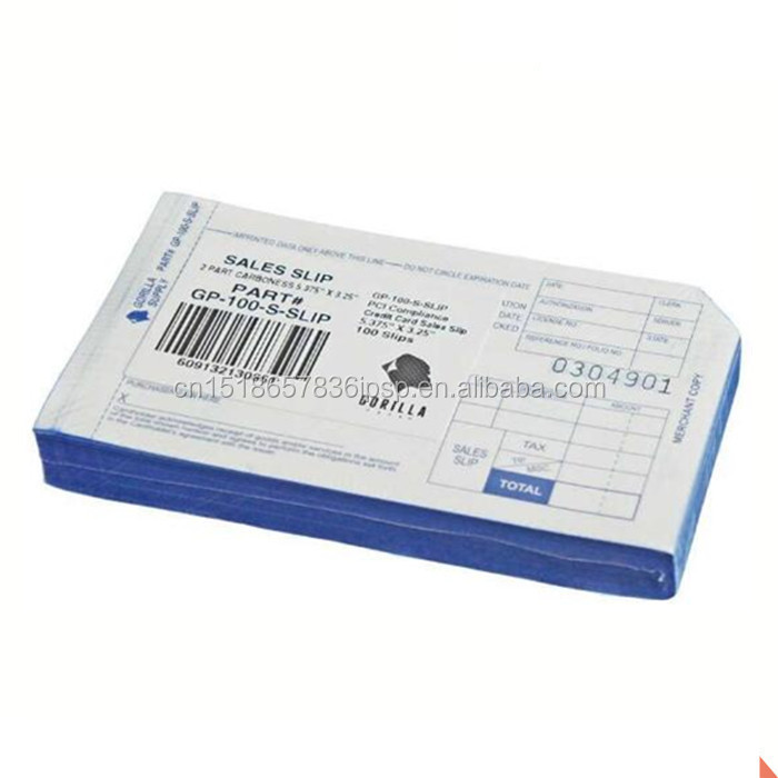 customized no MOQ factory wholesale Carbonless 2 Part Sales Order Forms