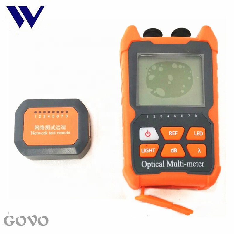 Оптический измеритель мощности GOVO-70 ~ + 6dBm GW3206 -A1 ручной волоконный мультиметр OPM VFL