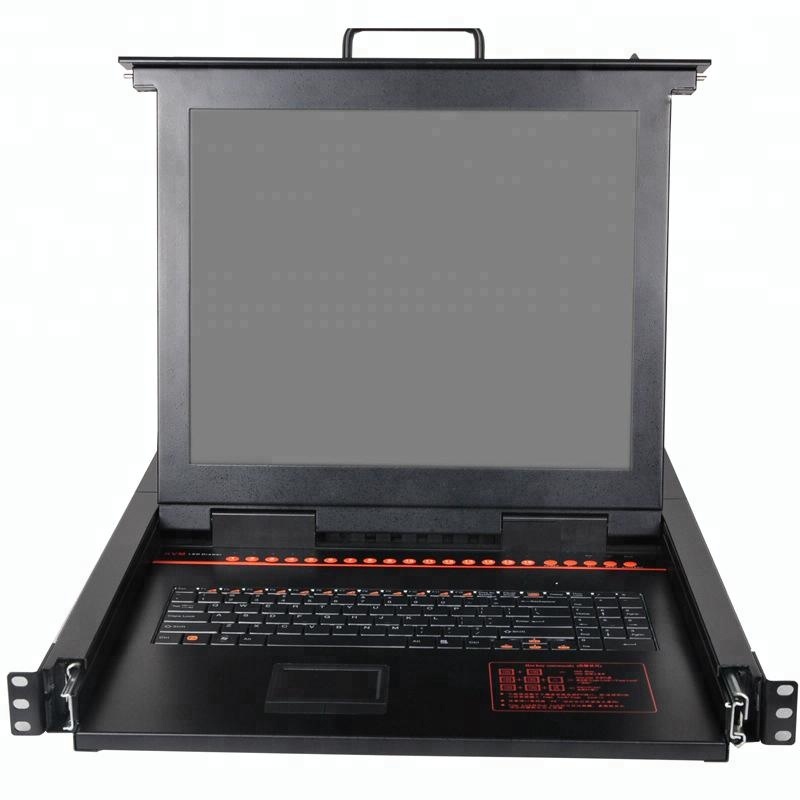 1-16 портов CAT5 KVM переключатель с 15 "с ЖК-дисплеем