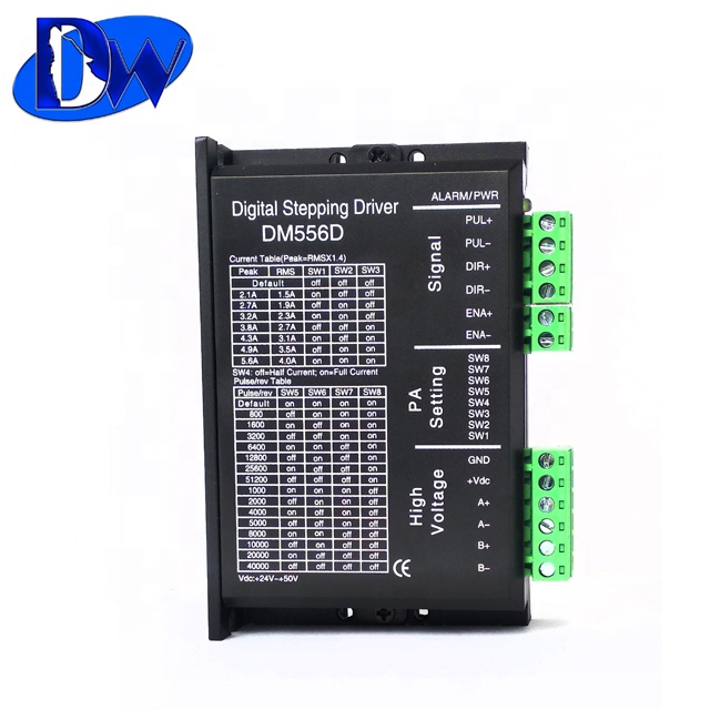 2/4 фазный DM556D гибридный цифровой шаговый Драйвер для 57 мм