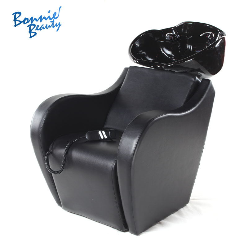 Роскошная мебель для парикмахерской BonnieBeauty, электрический стул для мытья головы
