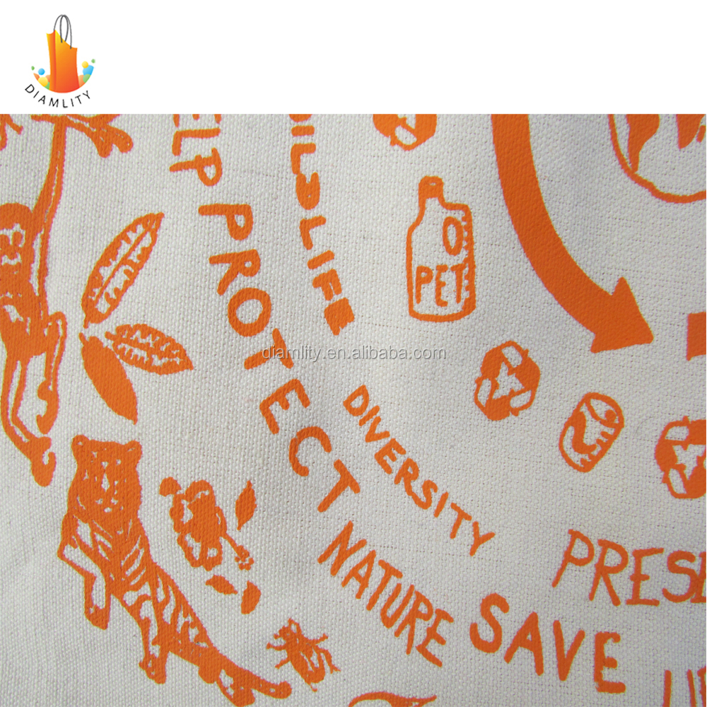 Wholesale printing reusable shopping bag cotton black canvas tote bag Custom logo