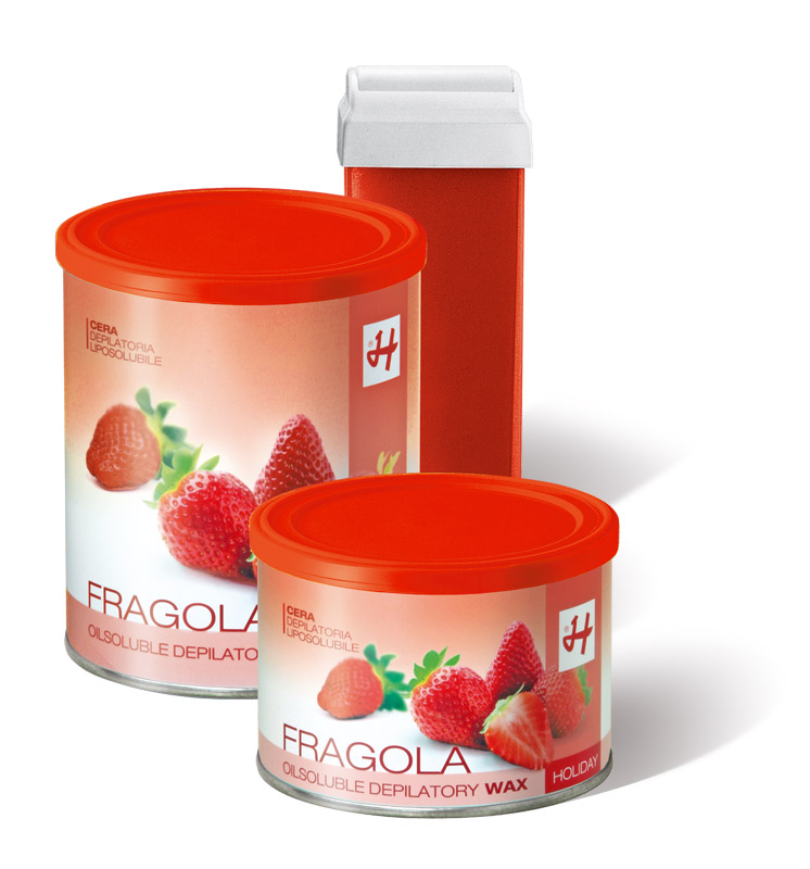Профессиональный Liposoluble, депиляционный воск, Сделано в Италии, для удаления волос всего тела, аромат клубники