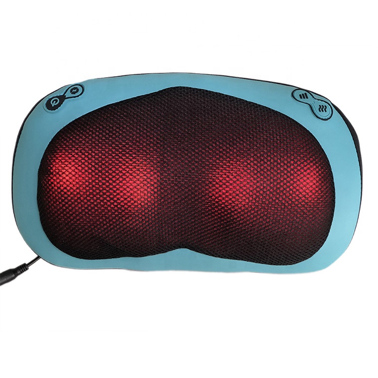 2021 Electric Neck Massage Pillow Kneading Back Massage Pillow with Heating Function Suitable for Car, Home & Office