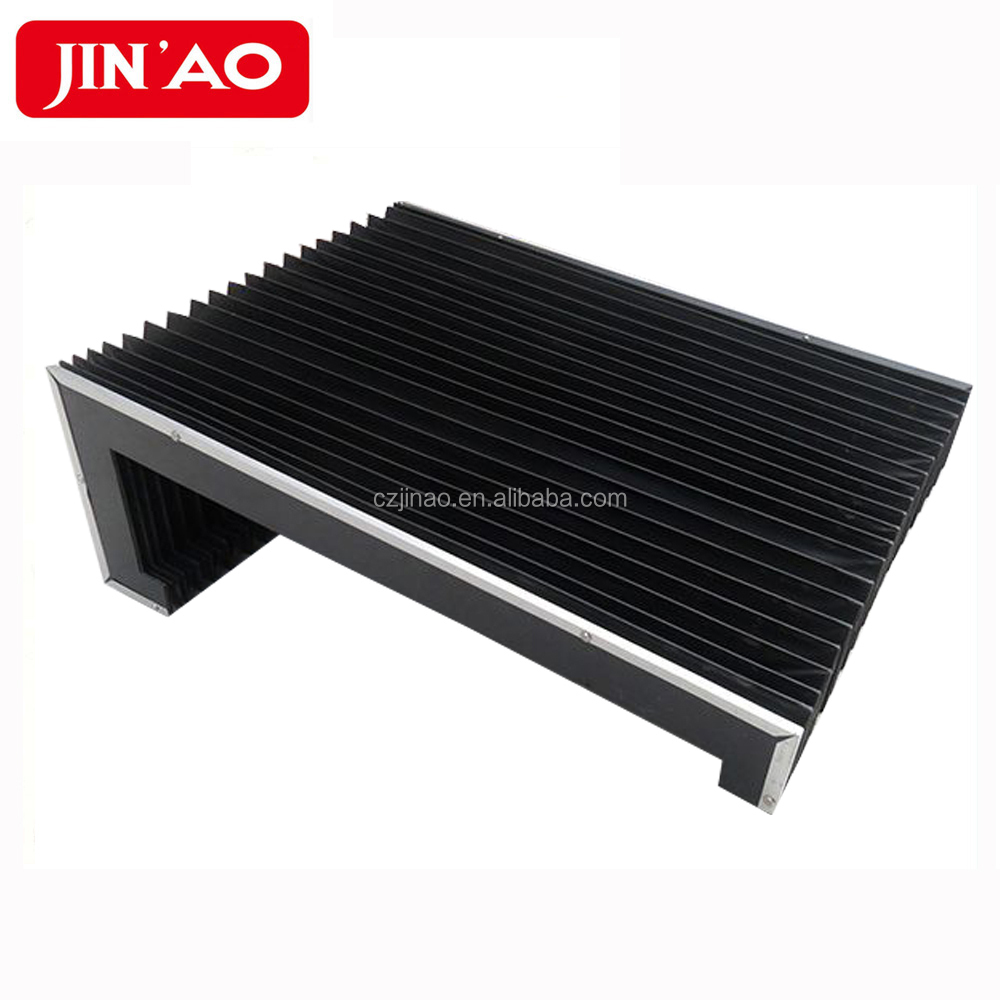 flexible telescopic bellow accordion covers for protecting CNC machine guideway