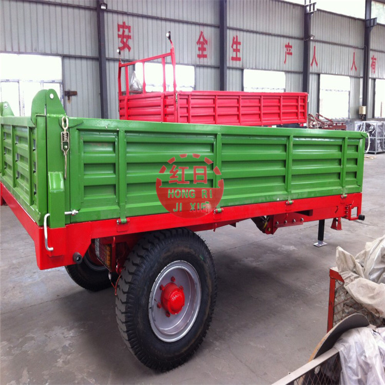 7CX series sIngle axle farm trailers hydraulic trailer for sales