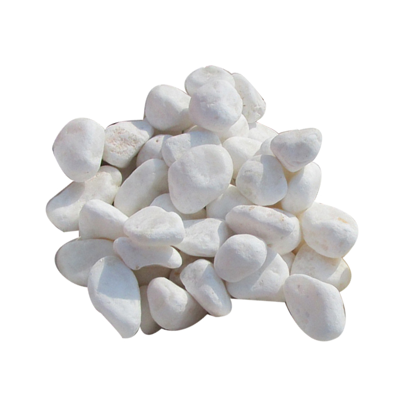 White Round Marble Pebbles Stone For Paving