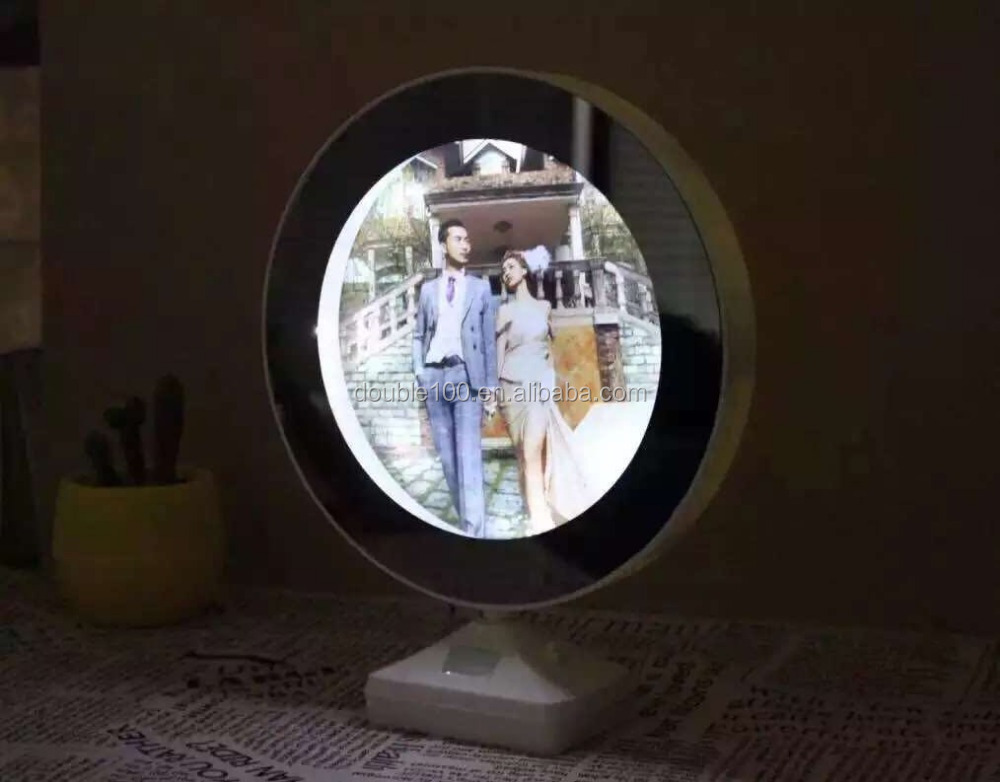 Двойная зеркальная пластиковая фоторамка 100