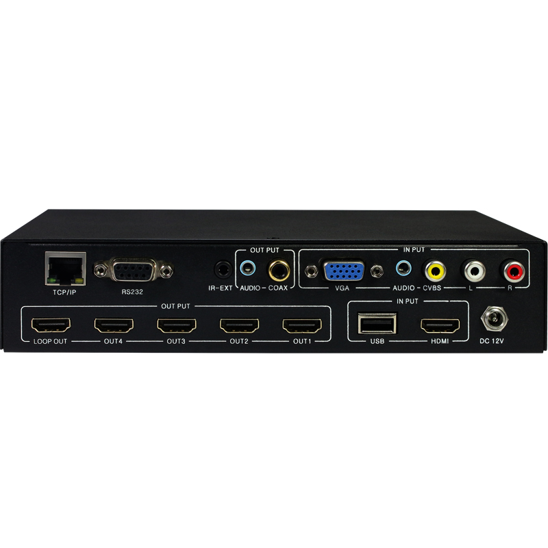 Видеопроцессор HDMI, 4 канала, HDMI, DVI, VGA, USB