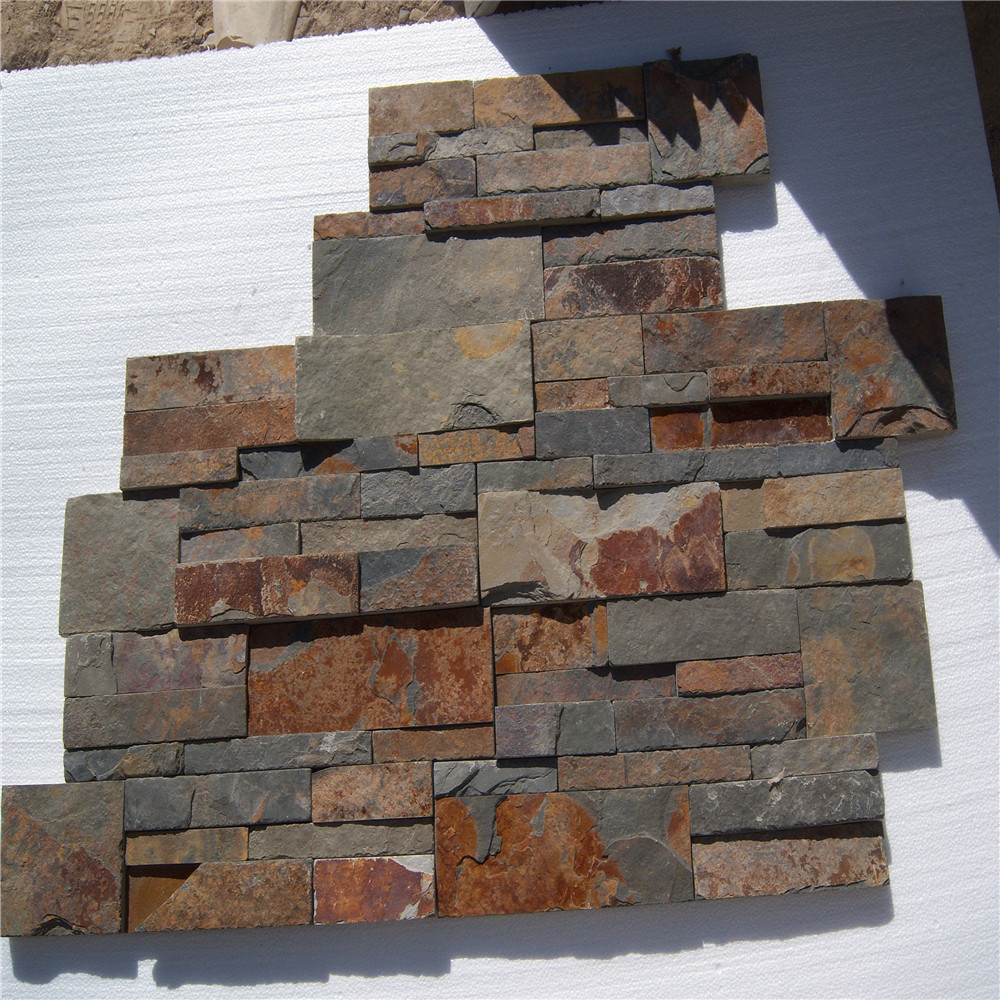 Natural Slate culture wall slate Rusty natural veneer cultural stone
