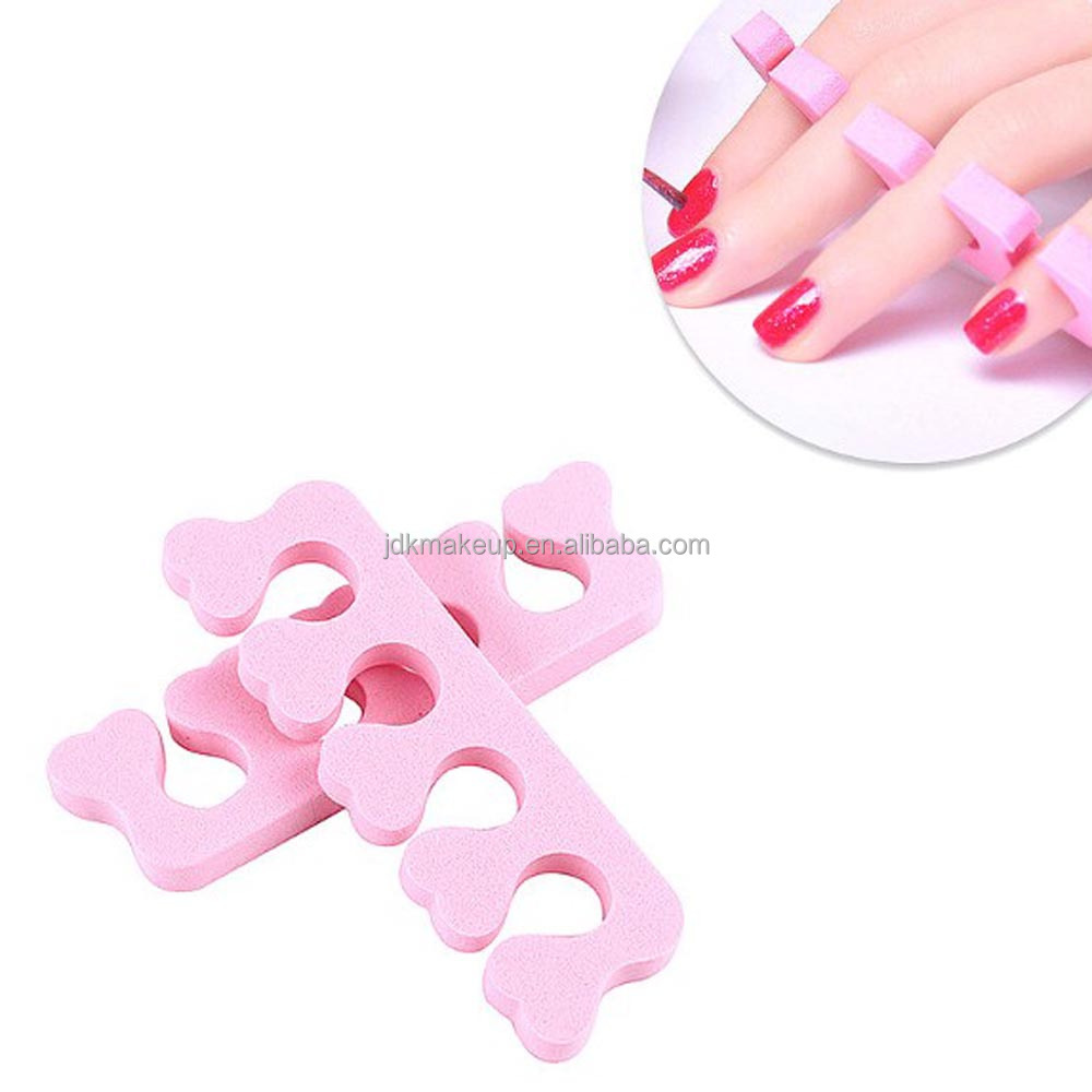 Hot sale soft sponge finger separator Makeup gel toe separators