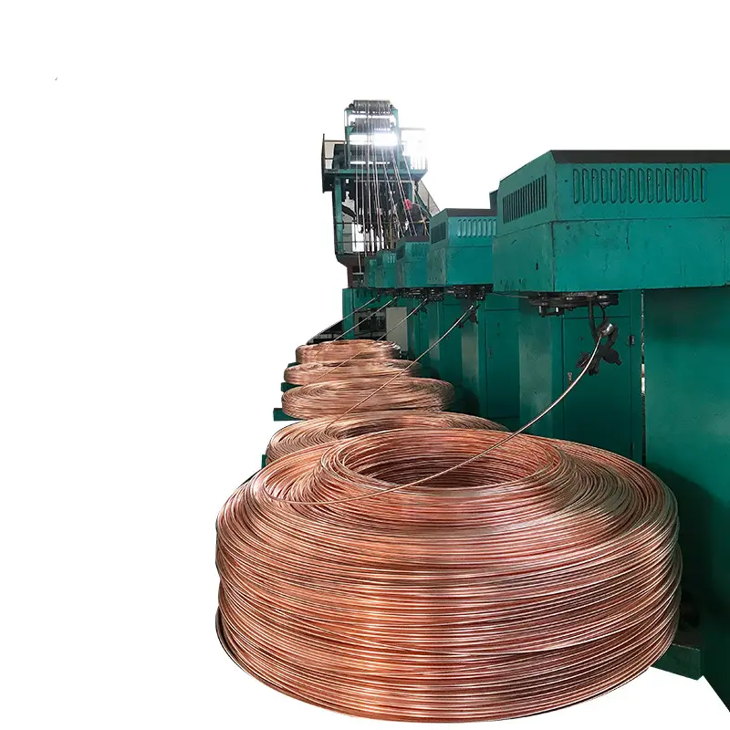 17mm 20mm 8mm Continuous Up-drawing Melting Furnace 14mm Copper Wire Rod Up Casting Machine