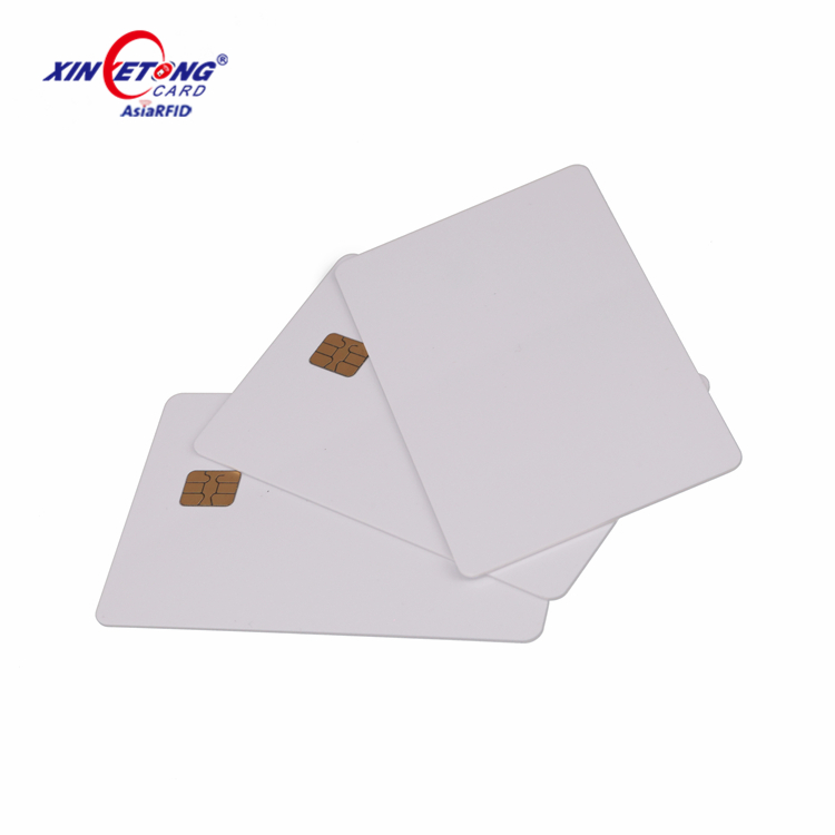 Заводская цена, белая заготовка, 4442 контактный чип IC ISO7816, смарт-карта RFID