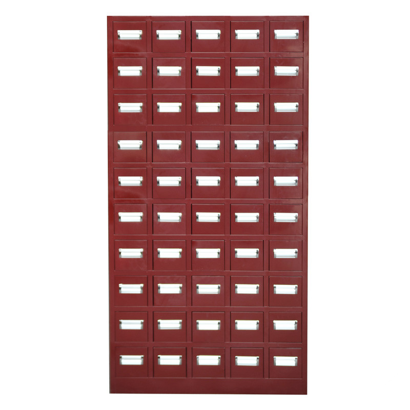 Assemble structure 50 drawers metal medicine cabinet