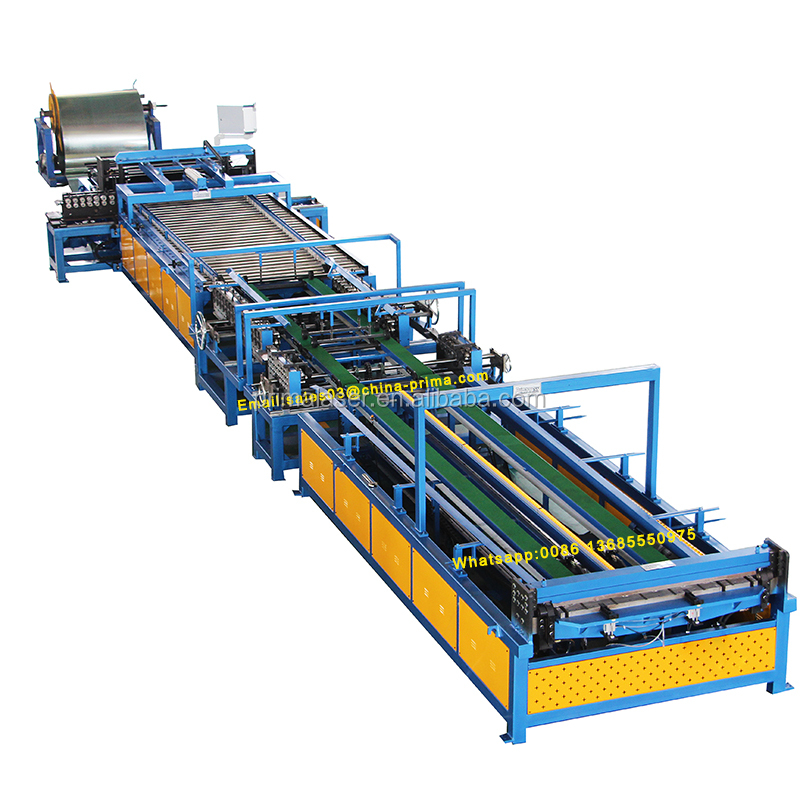ventilation auto duct metal sheet forming machine / air duct production line