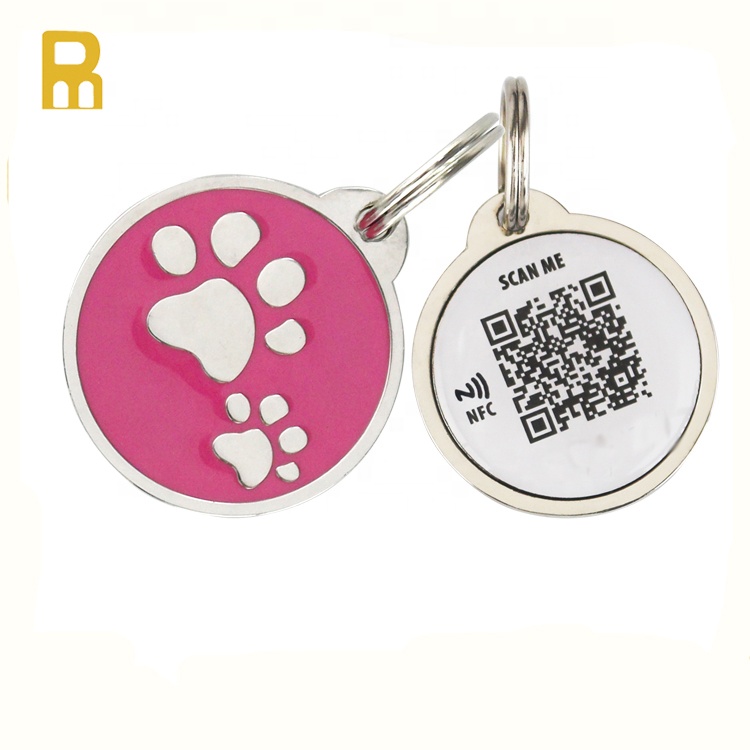 NFC собака тег ID номер ПЭТ тег qr-код штрих-код Rfid Pet ID тег